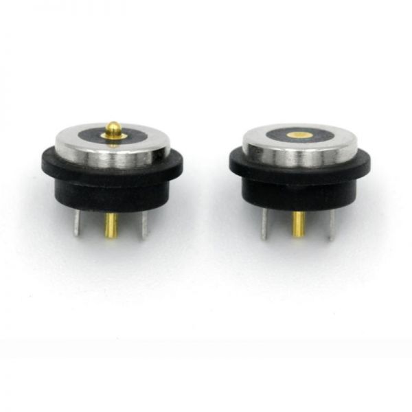 磁吸連接器 小家電圓形防水磁吸頭可定制Pogopin5mm