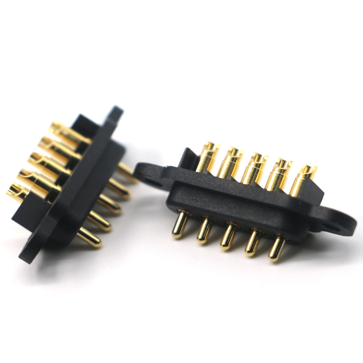 汽車大電流充電針5pin連接器POGOPIN彈簧針pogo pin導電針探針