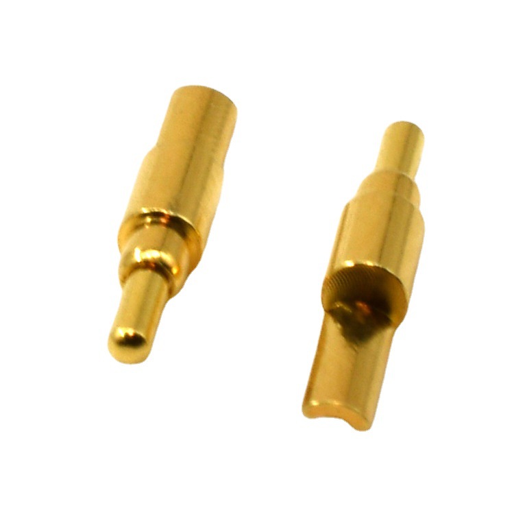 pogopin連接器異型精密天線頂針信號針 接地探針銅針 圓弧彈簧針