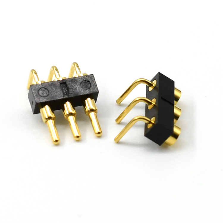pogopin彈簧探針大電流充電座公母座3pin連接器運(yùn)動手環(huán)手表頂針