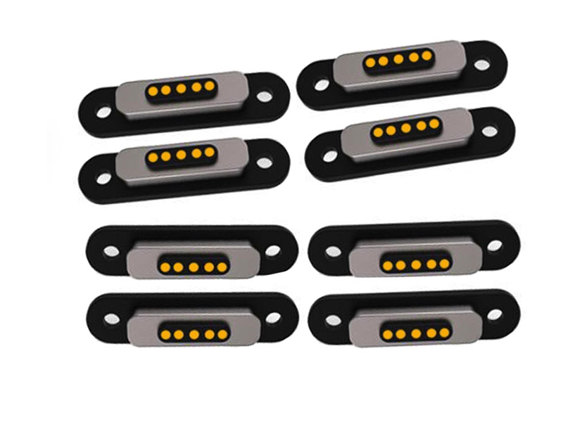 吸彈簧針連接器定制彈針鍍金針藍牙耳機導電針帶磁吸pogopin